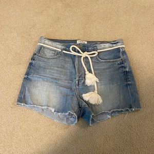 Denim shorts
